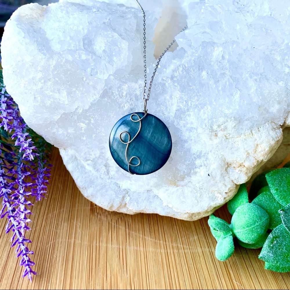 Blue Fluorite Necklace